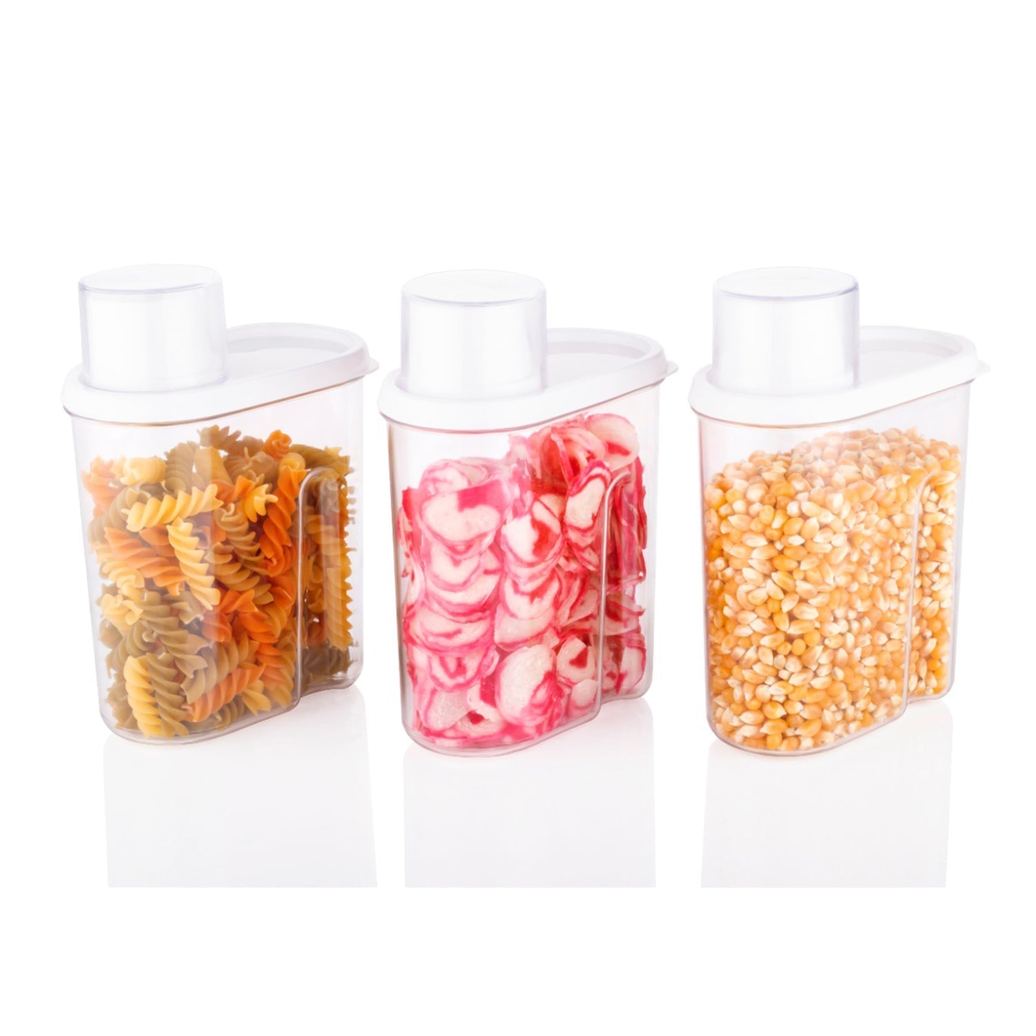 2760 3 Pc Cereal Dispenser 750 ML For Storing And Serving Of Cereal And All Stuffs. freeshipping - DeoDap 2760 3 Pc Cereal Dispenser 750 ML For Storing And Serving Of Cereal And All Stuffs. freeshipping - DeoDap